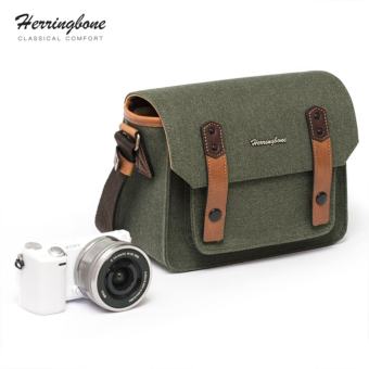 กระเป๋าHerringbone รุ่น Papas Pocket V3 Mini OLIVE