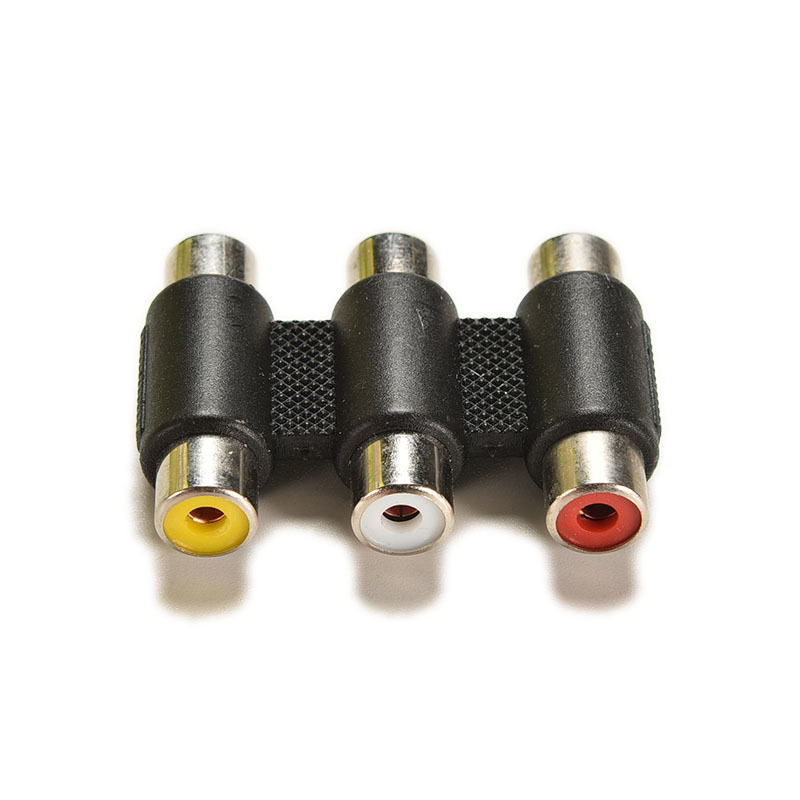 บ้านและสวนวิดีโอเสียง Connector 3 อะแดปเตอร์ RCA AV เครื่องต่อ-นานาชาติ บ้านและสวนวิดีโอเสียง Connector 3 อะแดปเตอร์ RCA AV เครื่องต่อ-นานาชาติ