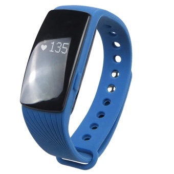 ID107 BT4.0 เครื่องวัดอัตราการเต้นหัวใจ Smartband ชีพจรกีฬาฟิตเนสติดตามสำหรับ ios (สีดำ)-สนามบินนานาชาติ
