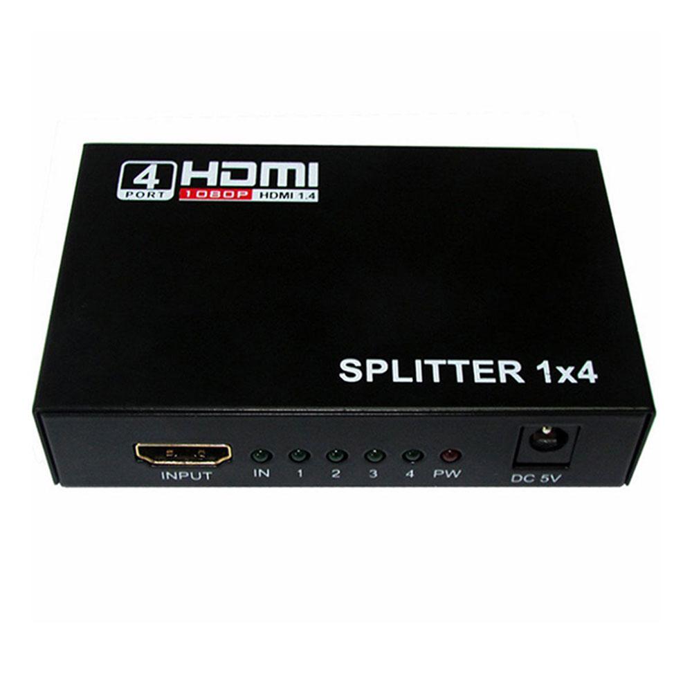 Isoopmn 1x4 HDMI Splitter 1 ใน 4 เอาต์พุต HDMI Splitter สำหรับ 1080 จุด 3D สนับสนุน 4 พอร์ตตัวขยายรีพีเอสเตอร์สำหรับ HDTV, ดีวีดี, D-VHS Isoopmn 1x4 HDMI Splitter 1 ใน 4 เอาต์พุต HDMI Splitter สำหรับ 1080 จุด 3D สนับสนุน 4 พอร์ตตัวขยายรีพีเอสเตอร์สำหรับ HDTV, ดีวีดี, D-VHS