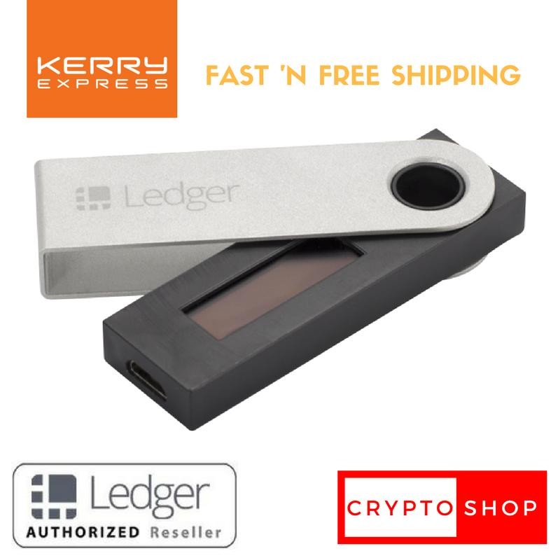 Ledger Nano S - Thailand Authorized Reseller - Bitcoin/Cryptocurrency Hardware Wallet เครื่องเก็บเหรียญดิจิตอล