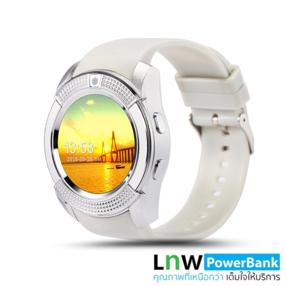 Lnw Smart Watch Phone รุ่น V8 กล้องนาฬิกาบูลทูธ ใส่ซิมได้ Bluetooth Smart Watch SIM Card Camera