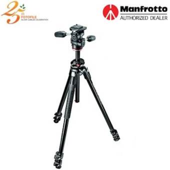 Manfrotto MK290DUA3-3W 290 DUAL Kit- Alu 3 sec. tripod with 3-Way Head