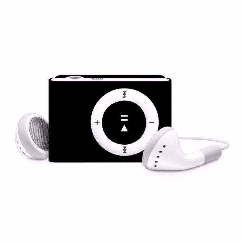 MP3+ Mini Clip MP3 Player Music Speaker เครื่องเล่น MP3 ขนาดพกพา - (สีดำ)1ชิ้น