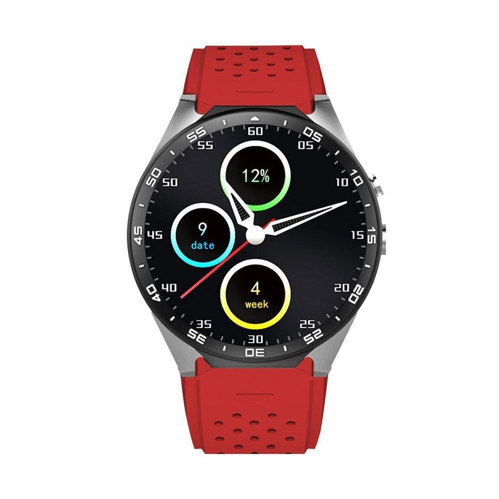 niceEshop KW88 3G WIFI Smartwatch Cell Phone All-in-One Bluetooth Smart Watch Android 5.1 SIM Card With GPS,Camera,Heart Rate Monitor,Google Map, Google Play - intl niceEshop KW88 3G WIFI Smartwatch Cell Phone All-in-One Bluetooth Smart Watch Android 5.1 SIM Card With GPS,Camera,Heart Rate Monitor,Google Map, Google Play - intl
