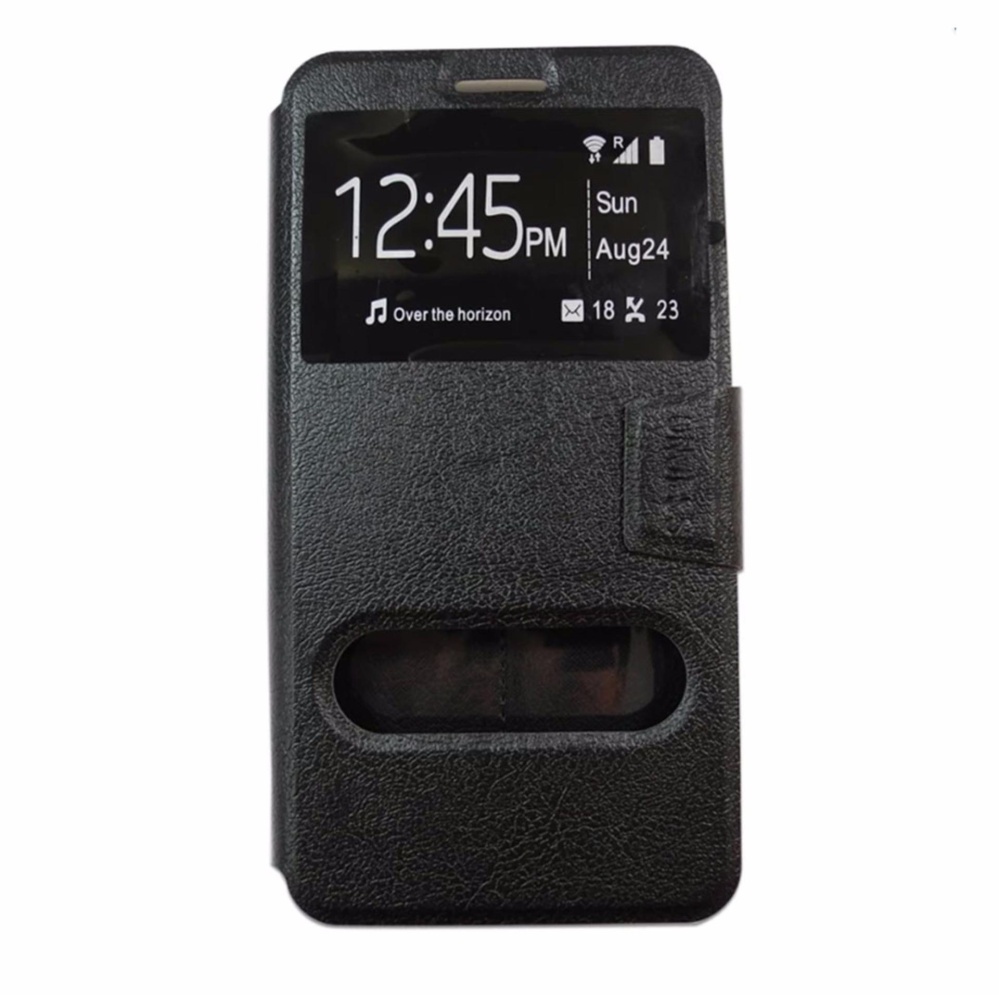 Onjess เคส Samsung A7 / A700 / ซัมซุง A7 รุ่น Window Series ชนิด เปิดปิด เจาะช่อง ฝาหลังนิ่ม TPU ตั้ั้งได้