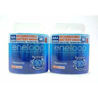 Panasonic ถ่านชาร์จ Eneloop AAA 800mAh แพ็ค 2 ก้อน จำนวน 2แพ็ค