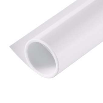 PVC White Background พื้นสีขาว สำหรับถ่ายภาพสินค้า สต๊อค สตูดิโอ ขนาด 60x130cm