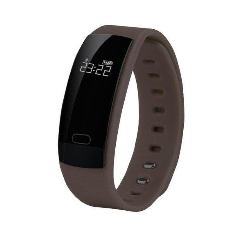 QS80 สายรัดข้อมือวัดอัตราการเต้นหัวใจความดันโลหิตสมาร์ทนาฬิกาเตือนกีฬาสร้อยข้อมือสมาร์ทสำหรับ IOS และแอนดรอยด์-นานาชาติ