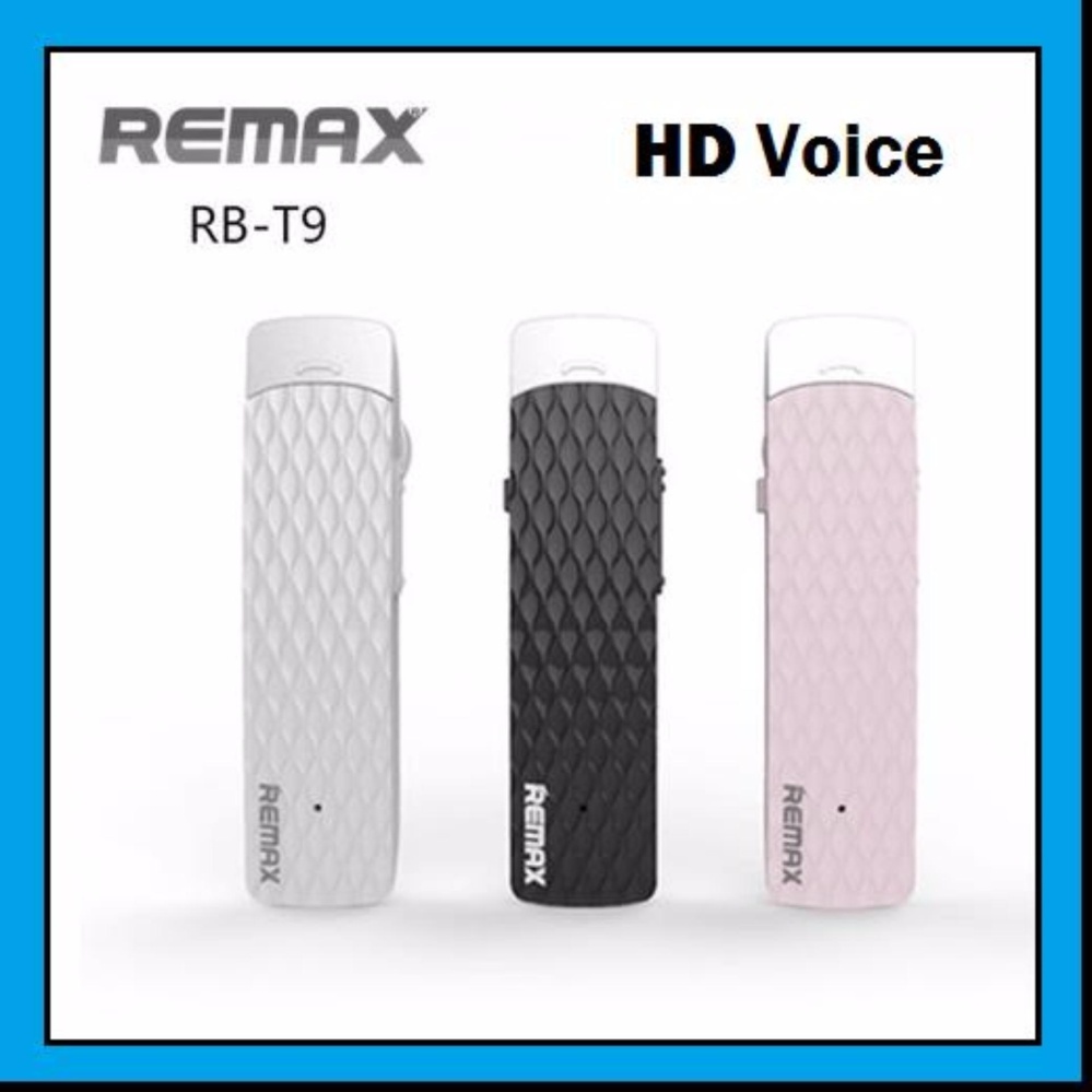 Remax หูฟัง ไร้สาย บลูทูธ Bluetooth 4.1 HD Voice Small talk รุ่น RB-T9