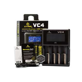 Startup Xtar VC4 USB Charger Li-ion/Ni-MH Battery Charger (Black)