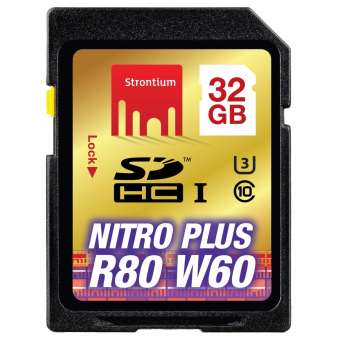 Strontium SRP32GSDU1 32GB SDHC UHS-1 U3 NITRO Plus CARD
