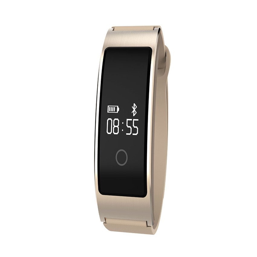 Ttlife A06 เครื่องวัดอัตราการเต้นของหัวใจเครื่องวัดระยะทางเดินแคลอรี่ประจำเตือนสร้อยข้อมือสมาร์ท (ทอง) Ttlife A06 เครื่องวัดอัตราการเต้นของหัวใจเครื่องวัดระยะทางเดินแคลอรี่ประจำเตือนสร้อยข้อมือสมาร์ท (ทอง)
