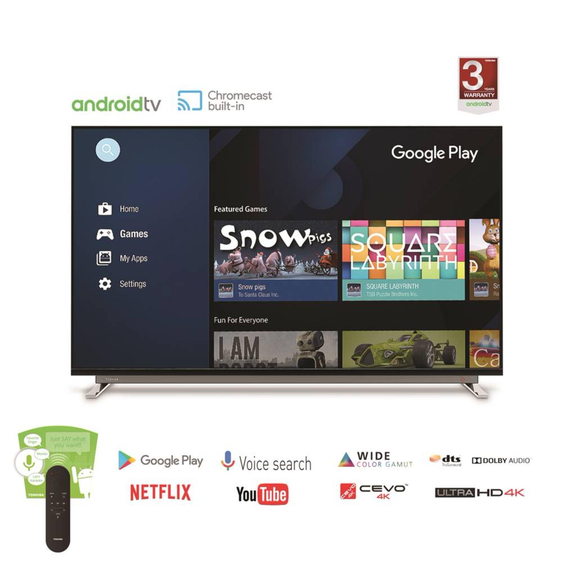 Toshiba UHD 4K Android TV 49 นิ้ว รุ่น 49U7750VT Toshiba UHD 4K Android TV 49 นิ้ว รุ่น 49U7750VT