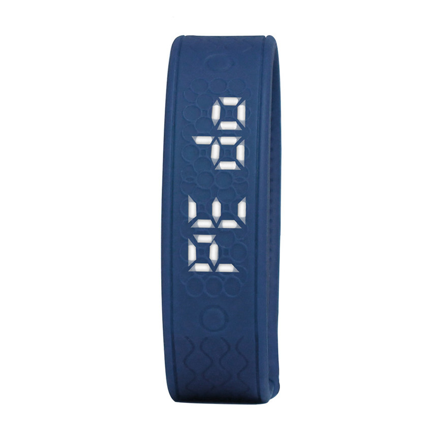 TTLIFE H5S แคลอรี่เครื่องวัดระยะทางเดินติดตามตัววัดอัตราการเต้นของหัวใจและสร้อยข้อมือเก๋ๆ (สีน้ำเงิน)