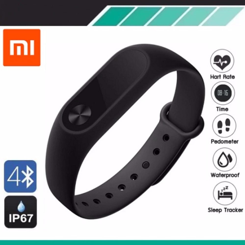 Xiaomi Mi Band 2 สายรัดข้อมืออัจฉริยะ OLED with Heart rate Sensor Smart Bluetooth Wristband Xiaomi Mi Band 2 สายรัดข้อมืออัจฉริยะ OLED with Heart rate Sensor Smart Bluetooth Wristband