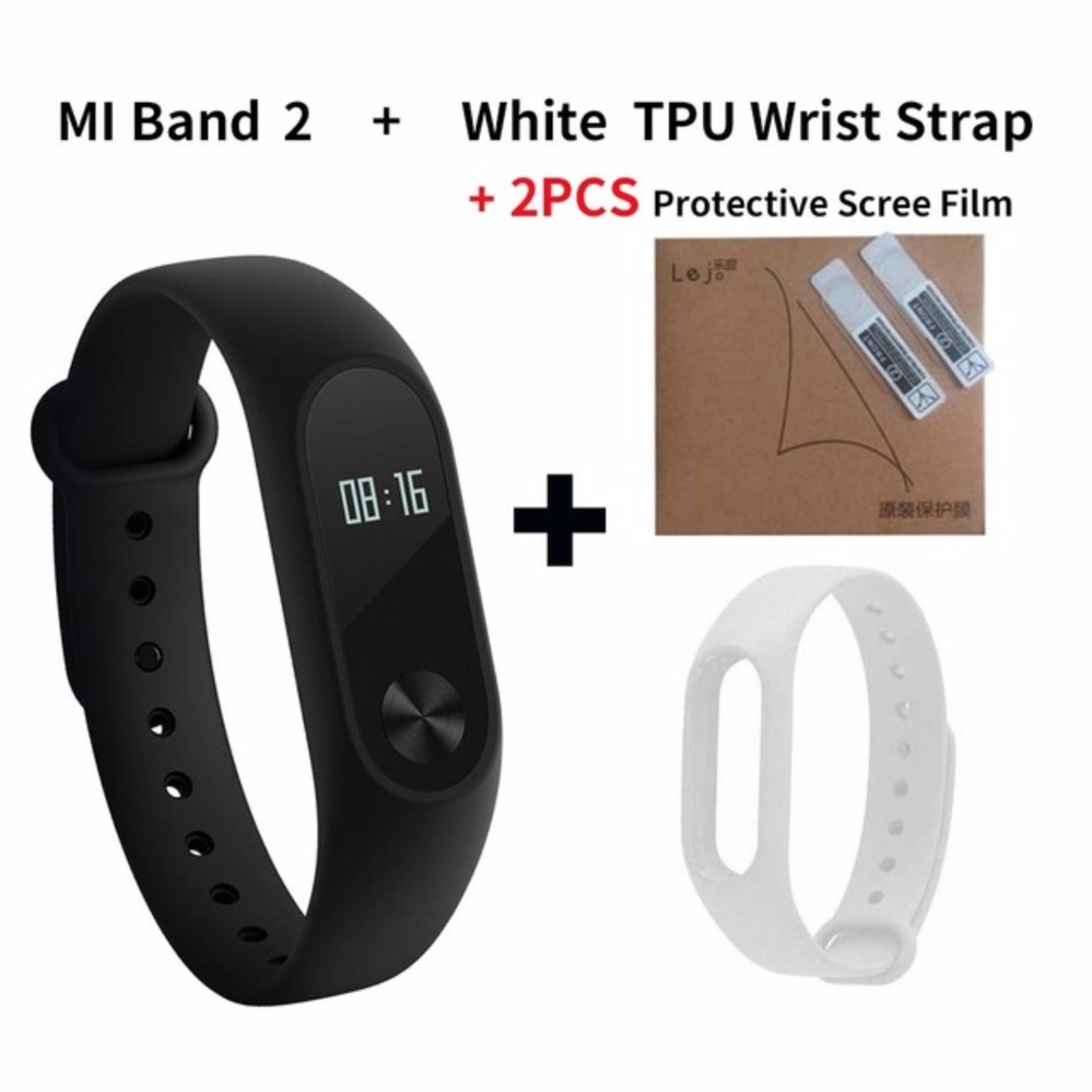 Xiaomi สายรัดข้อมือบลูทูธ สมาร์ทบลูทธ นาฬิกาข้อมือสำหรับออกกำลังกาย 2 ชิ้น (สีดำ+สีม่วง) Xiaomi สายรัดข้อมือบลูทูธ สมาร์ทบลูทธ นาฬิกาข้อมือสำหรับออกกำลังกาย 2 ชิ้น (สีดำ+สีม่วง)
