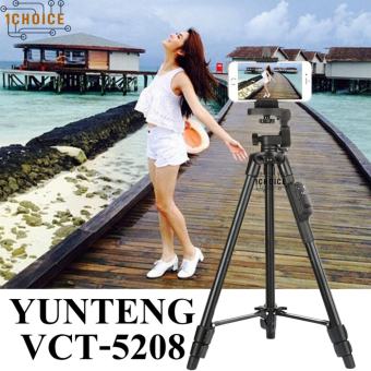 YUNTENG ขาตั้งกล้อง ขาตั้งมือถือ พร้อมรีโมทบลูทูธ ขนาดพกพา รุ่น VCT 5208