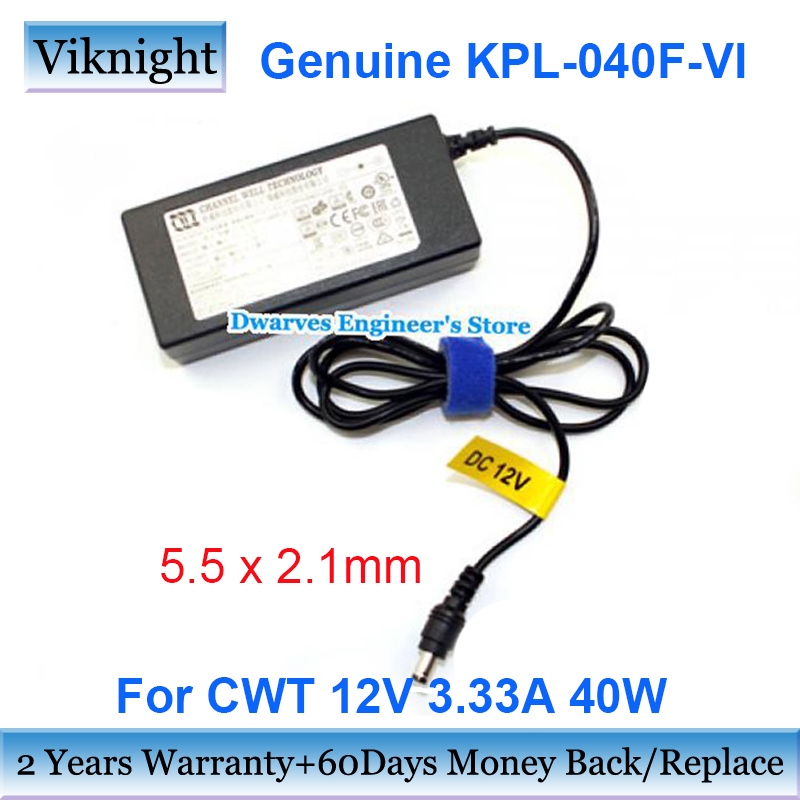 KPA 040F KPL 040F VI 12V 3 33A 40W ISO AC ADAPTER Power Supply CWT