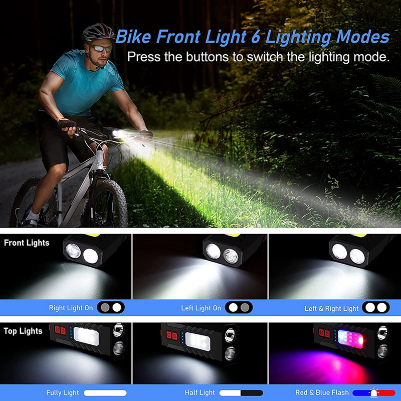 Bike Lights Front And Back Life Waterproof Super Bright Bicycle Lights