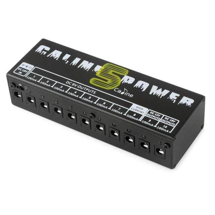 (มีสินค้า)Caline CP-05 10 Ports Isolated Output Power Supply for Guitar Effect Pedals US Plug in stock in bangkok now
