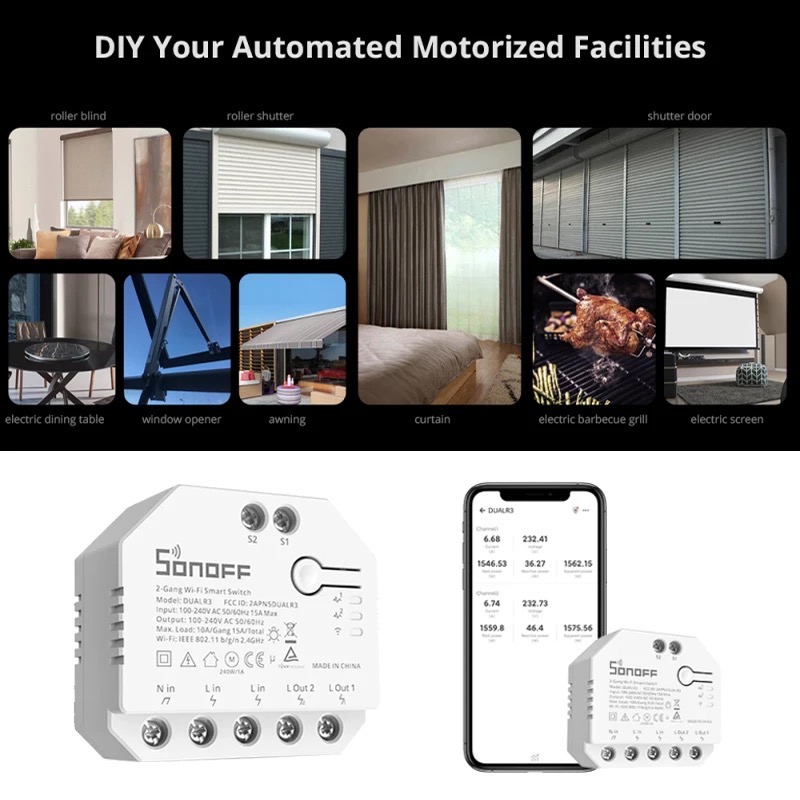 Sonoff Dual R Wifi Smart Switch Wifi