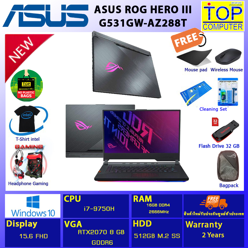 Asus Notebook Rog Strix Hero Iii G Gv Az T I H Gb