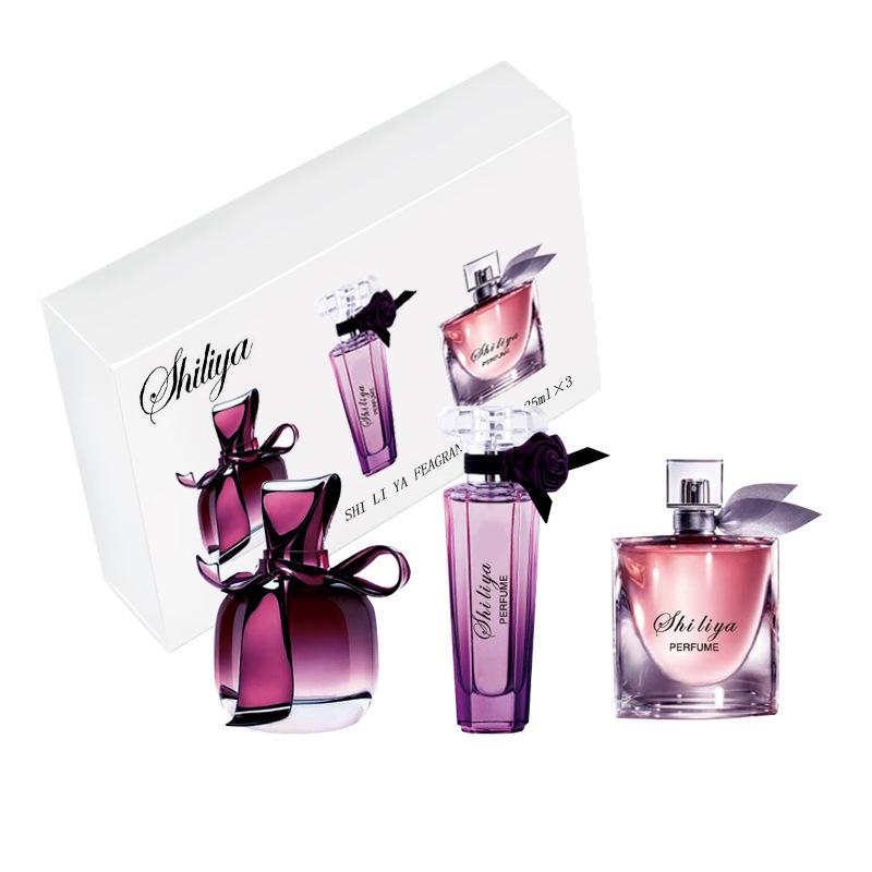 LuLanZi เซต น้ำหอม ผู้หญิง 3 บุคคลิกไฮโซ/เซ็กซี่/สวยหวาน (25ml X 3 ขวด )