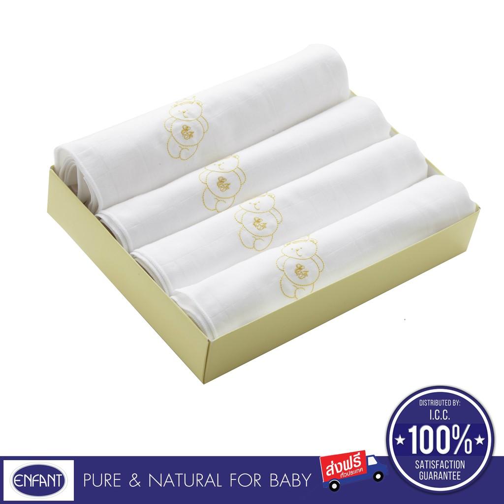 ผ้าอ้อมผ้าสาลู ENFANT GOLD ขนาด 36 X 36 นิ้ว ผ้าอ้อมผ้าสาลู ENFANT GOLD ขนาด 36 X 36 นิ้ว