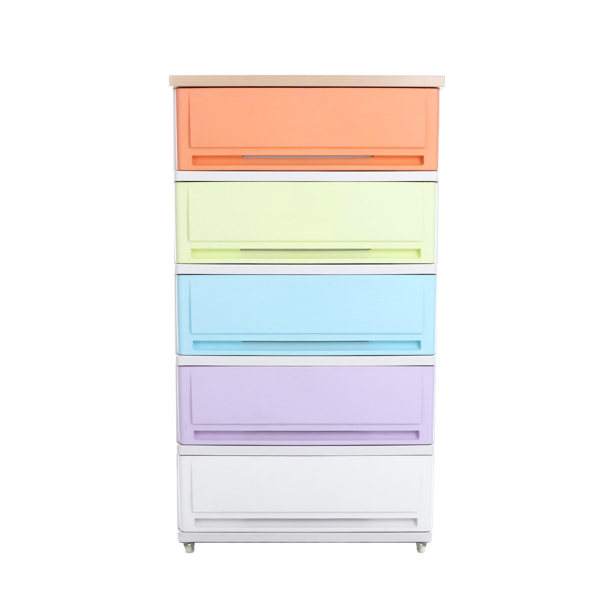 UP ตู้ลิ้นชักพลาสติก (ท๊อปไม้) SUMO-WOODTOP (5ชั้น) พร้อมล้อ UP ตู้ลิ้นชักพลาสติก (ท๊อปไม้) SUMO-WOODTOP (5ชั้น) พร้อมล้อ