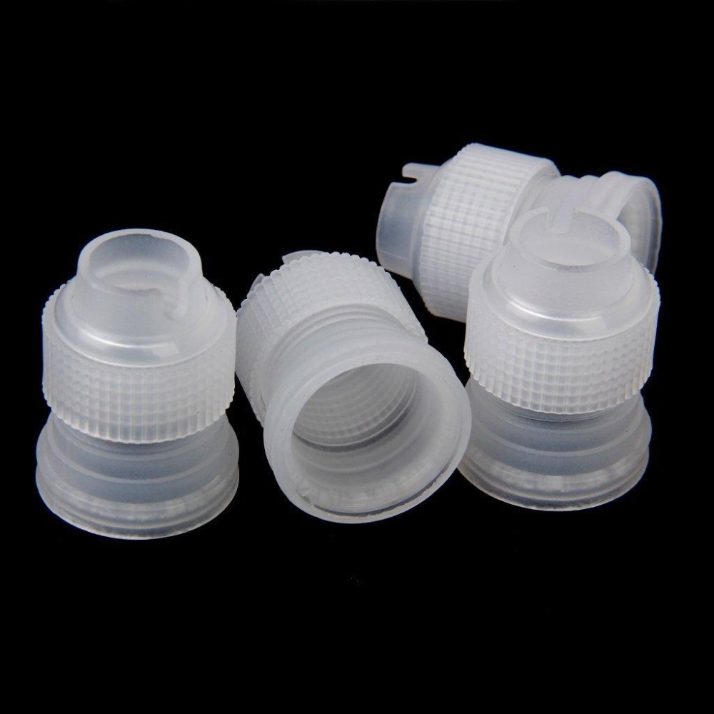 10 ชิ้น Coupler Adaptor Icing ท่อถุงบีบครีมเค้กดอกไม้อุปกรณ์ตกแต่งขนมเครื่องมือขนาดเล็ก
