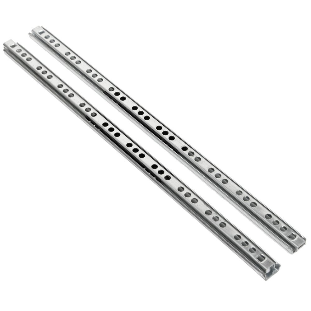 200mm-400mm Heavy Runners Ball Bearing Drawer Slides Rail Telescopic Metal Duty 10inches - Intl