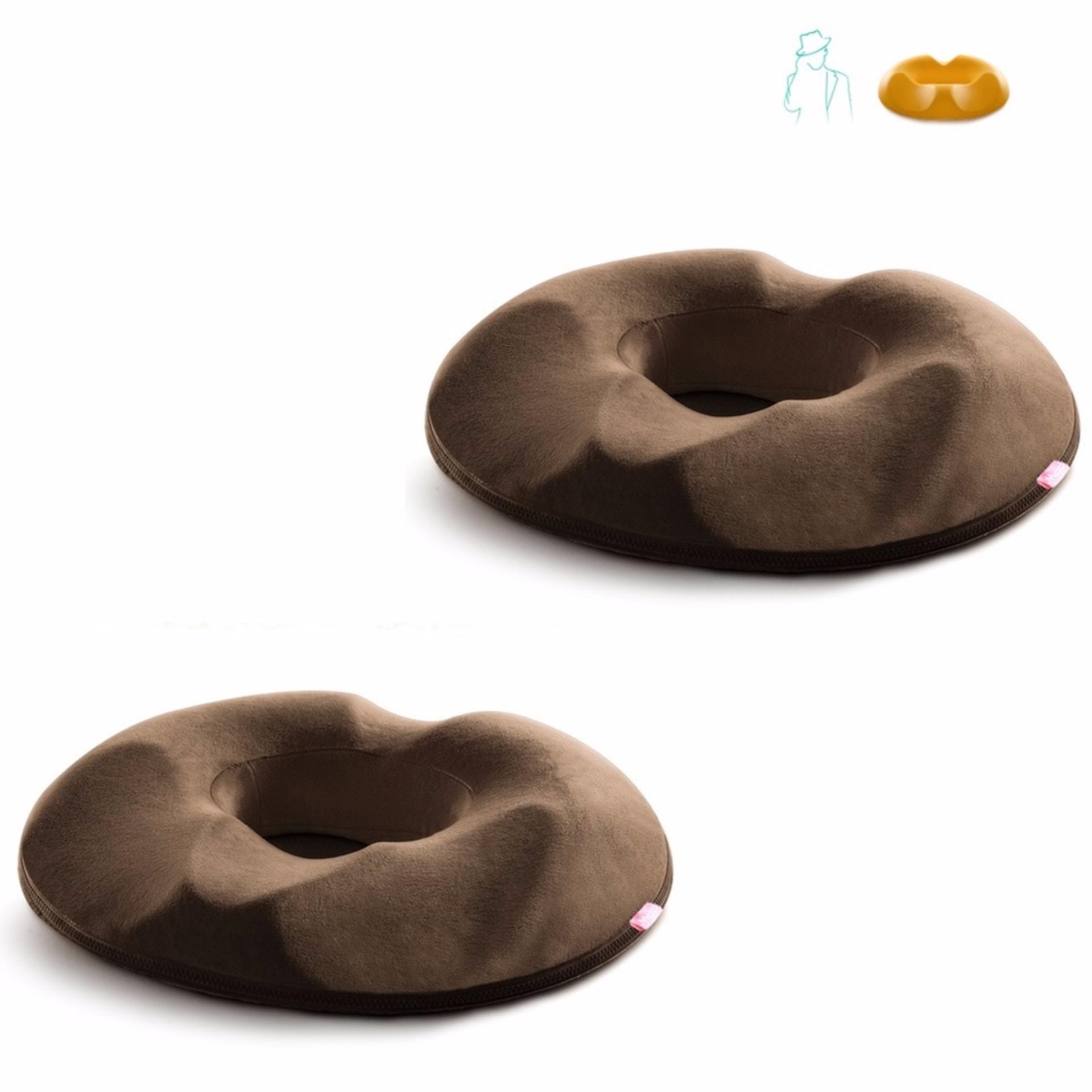 a*bloom แพ็คคู่ หมอนโดนัท เมมโมรี่โฟม ออกแบบตามหลักสรีระการนั่ง Ergonomic Donut Pillow