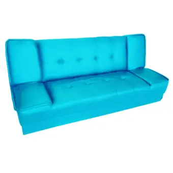 ADDHOME โซฟาปรับนอน 3 ที่นั่ง หุ้มหนัง PVC รุ่น SF -3 สีฟ้า 1073