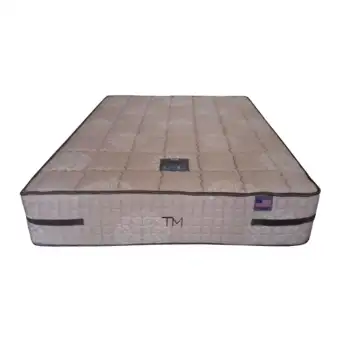 ADDHOME PJ ที่นอนสปริงเพื่อสุขภาพความหนาพิเศษ หุ้มผ้านุ่ม ขนาด 5 ฟุต รุ่น Mars-5 (สีน้ำตาลอ่อน)