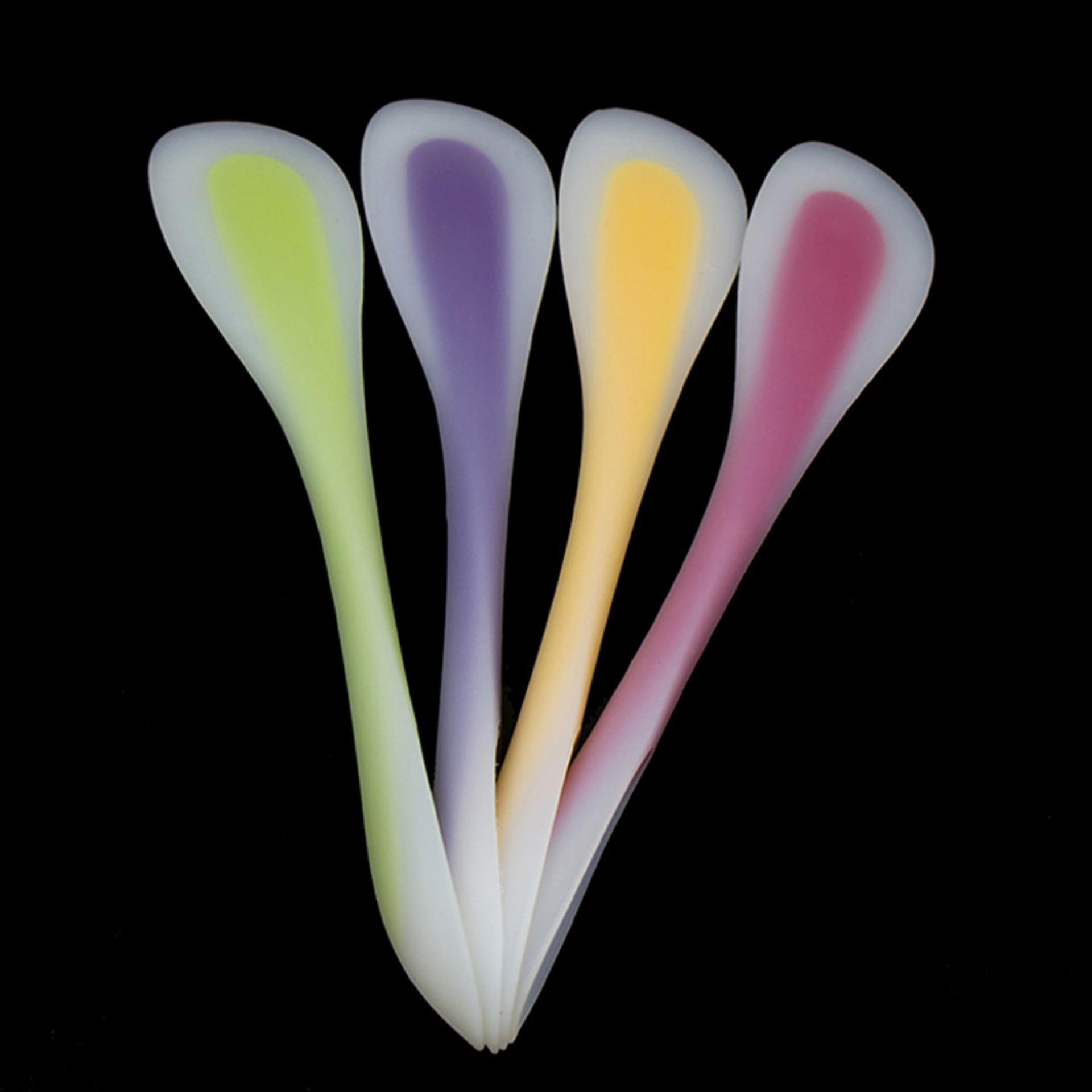 เบเกอรี่เครื่องมือเค้กซิลิโคนไม้พายช้อนคุกกี้ Spatulas ขนมปิ้ง Scraper เครื่องผสมเนยตักไอศกรีมสีชมพู 30*6 เซนติเมตร - นานาชาติ