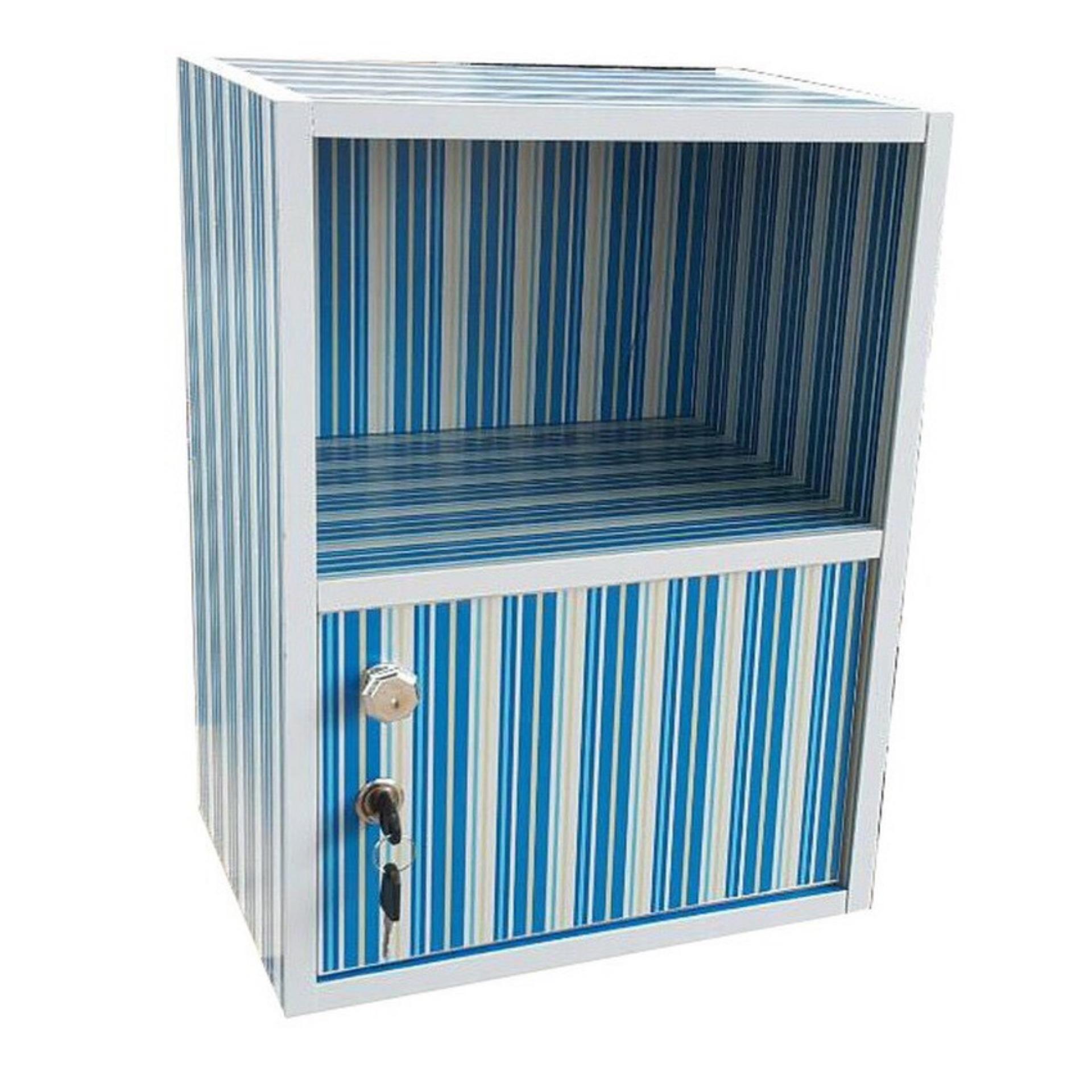 BB&shopตู้ล็อคเกอร์เอนกประสงค์ รุ่น Locker1/1DK (24x33x44ซม) BB&shopตู้ล็อคเกอร์เอนกประสงค์ รุ่น Locker1/1DK (24x33x44ซม)