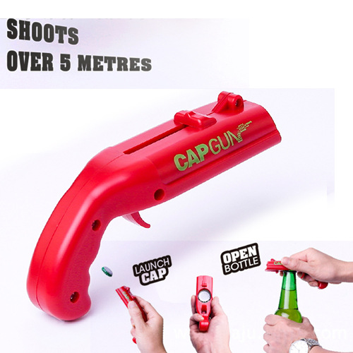 Gun เปิดขวดปืน CAP หนังสติ๊ก