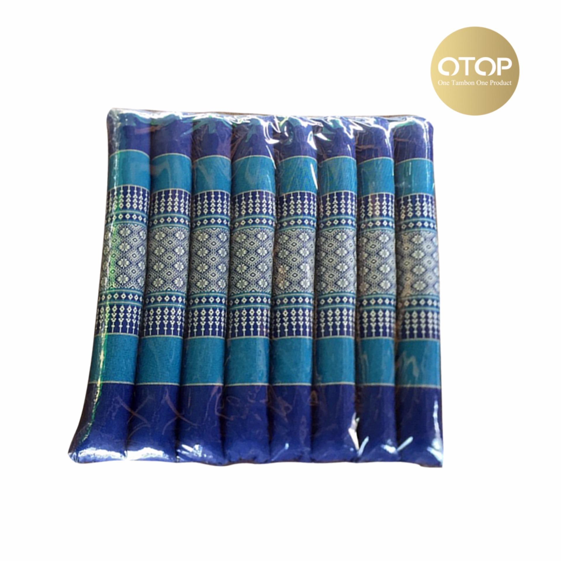 Chanathai เบาะรองนั่งหนา 4 ซม รุ่น ลูกระนาด ระบายอากาศได้ดี ขนาด 49*49*4 ซม. (สีฟ้า)