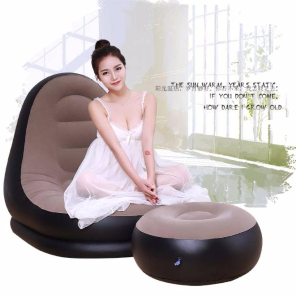 Chanodug Sofa โซฟาเป่าลม พร้อมเก้าอี้วางเท้า ถูก ดี การันตี Chanodug Sofa โซฟาเป่าลม พร้อมเก้าอี้วางเท้า ถูก ดี การันตี