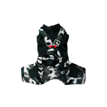 Dogacat เสื้อสุนัข เสื้อหมา เสื้อแมว เอี๊ยมยืดทหาร Size1