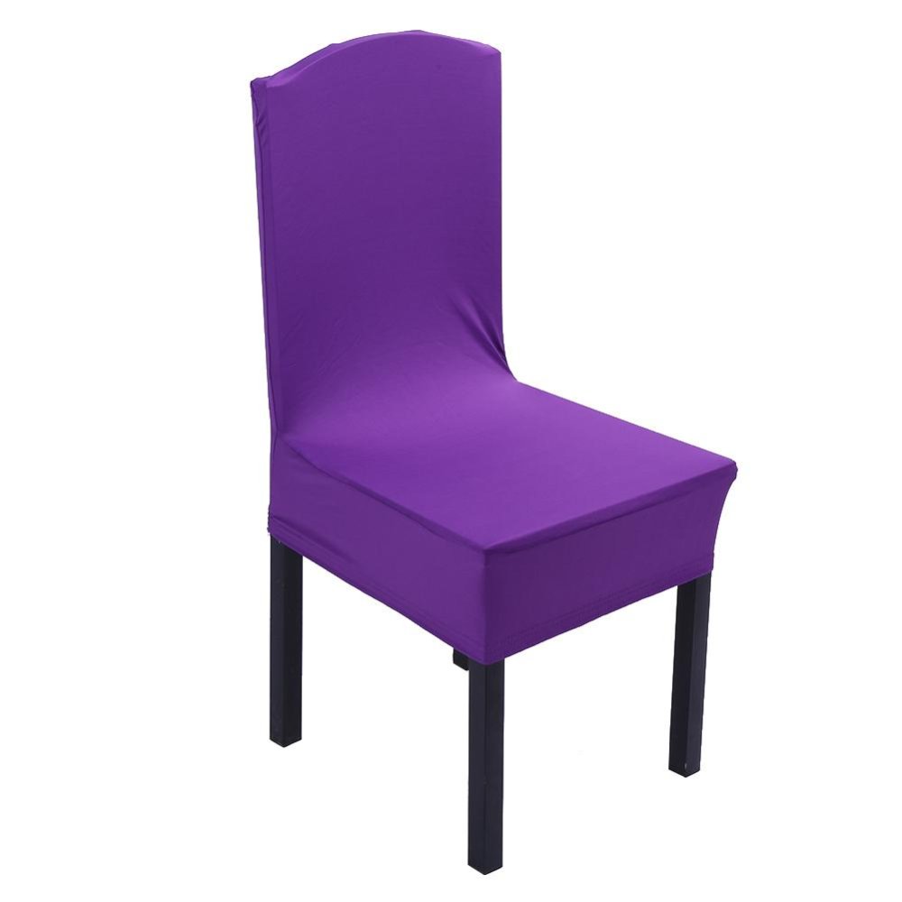 epayst Elastic Chair Covers Home Seat Slipcover Decoration #Dark Purple epayst Elastic Chair Covers Home Seat Slipcover Decoration #Dark Purple