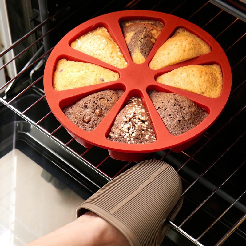 ครอบครัวซิลิโคนแม่พิมพ์วาฟเฟิล Maker PAN ไมโครเวฟเบเกอรี่คุกกี้เค้กมัฟฟินเครื่องอบอาหารเครื่องมือเครื่องครัว - INTL