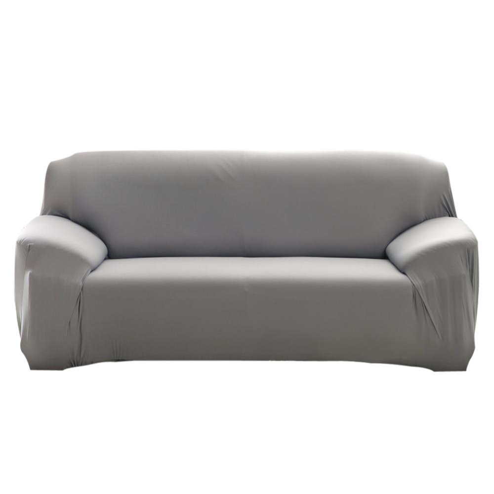 Slipcover Stretchable Pure Color Sofa Cushion Covers (Loveseat Navy Blue) - intl Slipcover Stretchable Pure Color Sofa Cushion Covers (Loveseat Navy Blue) - intl