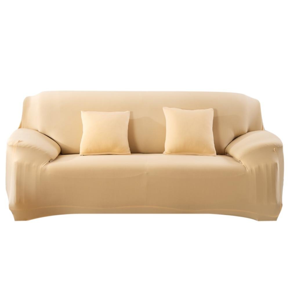 Slipcover Stretchable Pure Color Sofa Cushion Covers (Loveseat Navy Blue) - intl Slipcover Stretchable Pure Color Sofa Cushion Covers (Loveseat Navy Blue) - intl