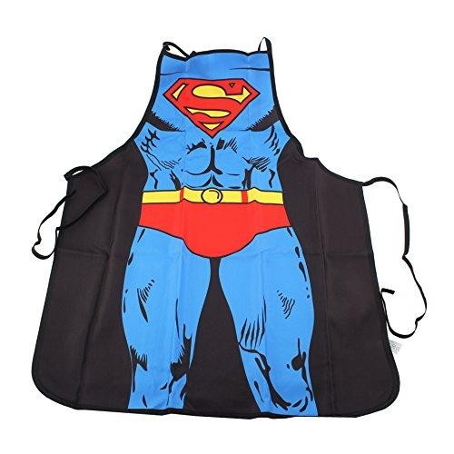 แฟชั่นซูเปอร์ฮีโร่ Superman Apron สนุกปาร์ตี้แปลกใหม่โชคดี - กรัม - นานาชาติ