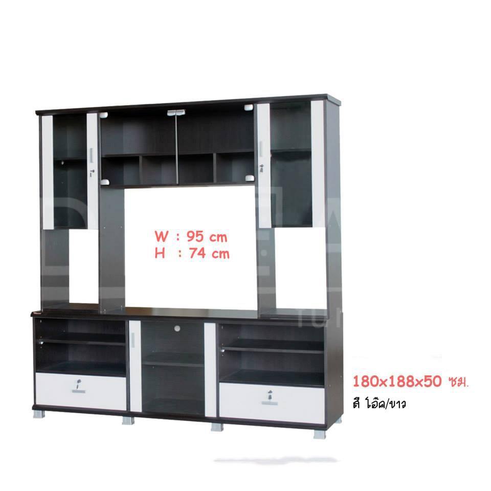 furnituredd ตู้โชว์ TV ขนาด 1.80 cm รุ่น SH1801D furnituredd ตู้โชว์ TV ขนาด 1.80 cm รุ่น SH1801D