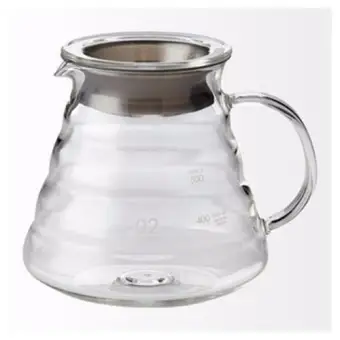 Hario V60 Range Server ถ้วยพักชากาแฟแก้วใส 600ml Hario V60 Range Server ถ้วยพักชากาแฟแก้วใส 600ml