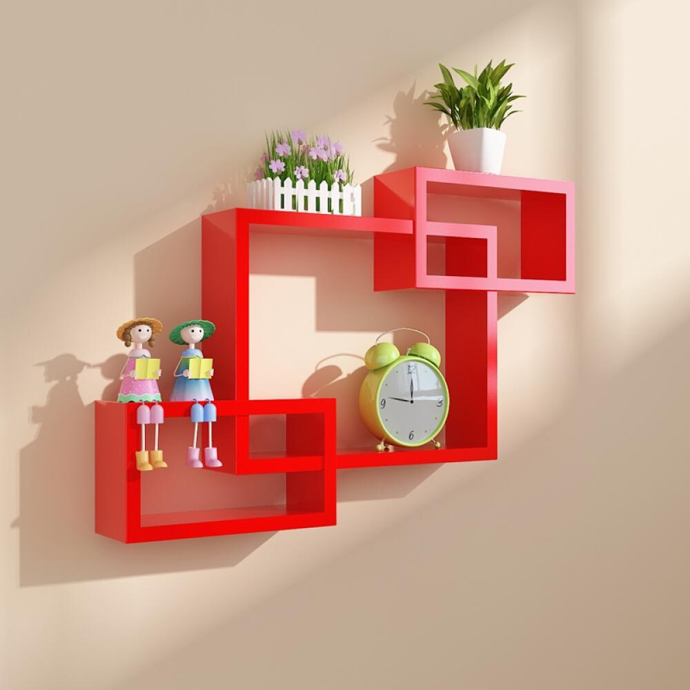 Home Furnishing Rack Bedroom Wall Shelf Wall Shelf Set of 3 Book Floating Shelves Storage Creative Background Wall Decoration Frame Bookshelf - intl Home Furnishing Rack Bedroom Wall Shelf Wall Shelf Set of 3 Book Floating Shelves Storage Creative Background Wall Decoration Frame Bookshelf - intl