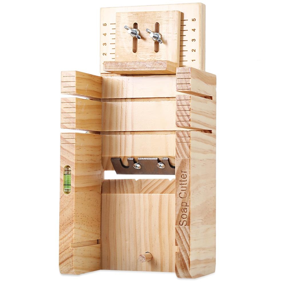 ครัวเรือนทำจากไม้ใบมีดสไลด์อาหารกล่อง Pine วัสดุ Balancing อุปกรณ์ที่ถูกต้องตัดลวดปรับด้านหน้า - INTL